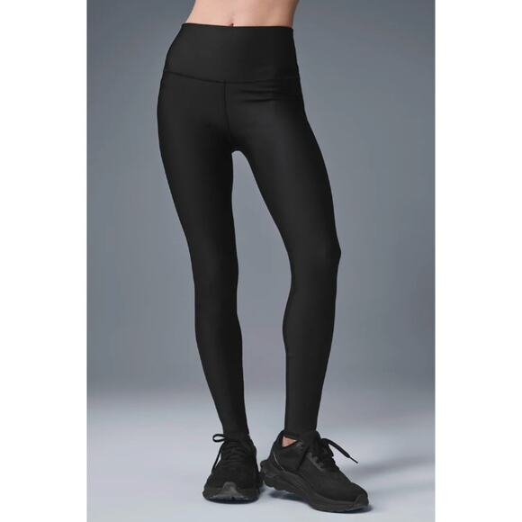 Alo High Waist Airlift Legging Size Large NWT Blackj - Picture 3 of 3